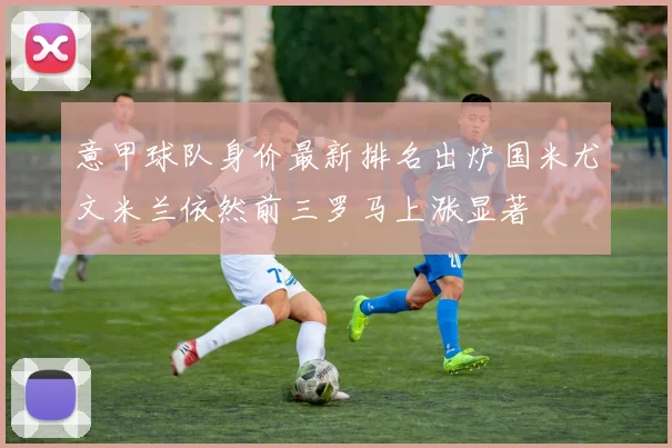 意甲球队身价最新排名出炉国米尤文米兰依然前三罗马上涨显著